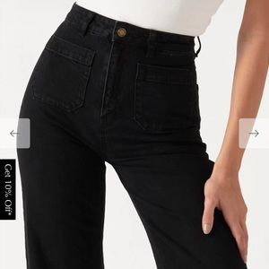 Rolla’s High Rise Wide Leg in Black